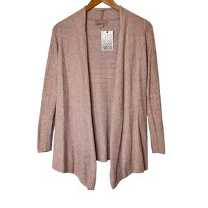 Barefoot Dreams Cozy chic Lite Cardigan Pink women’s Size Small 6/7 NWT